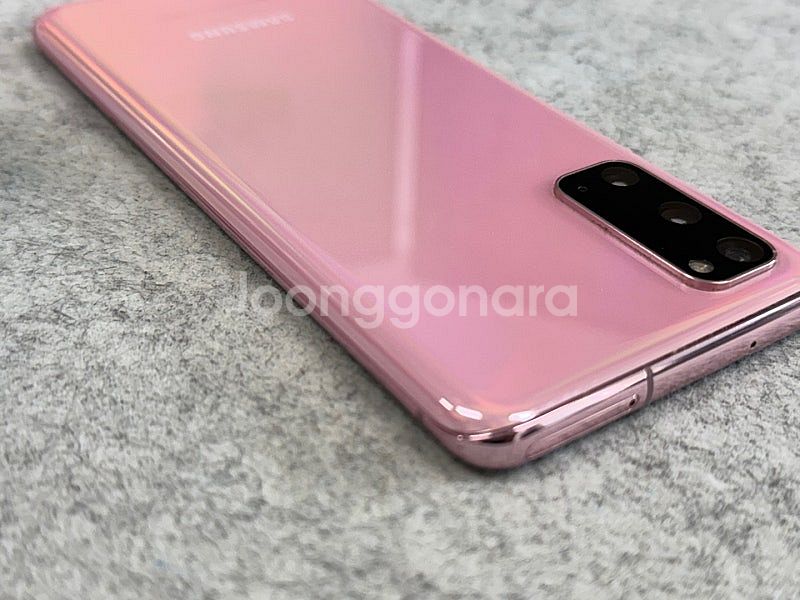 갤럭시S20 핑크 128G 외관 깔끔한 가성비 단말기 실사용 추천 21년8월개통 12만 판매해요--7